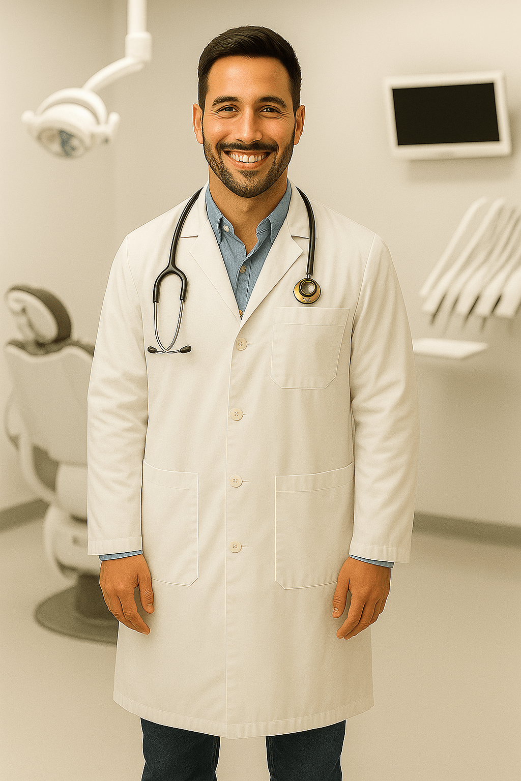 man weaing long length coat